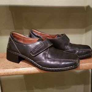 Josef Seibel European Comfort Shoe Penny Loafer Style Pump Heel US 8-8.5 EU39